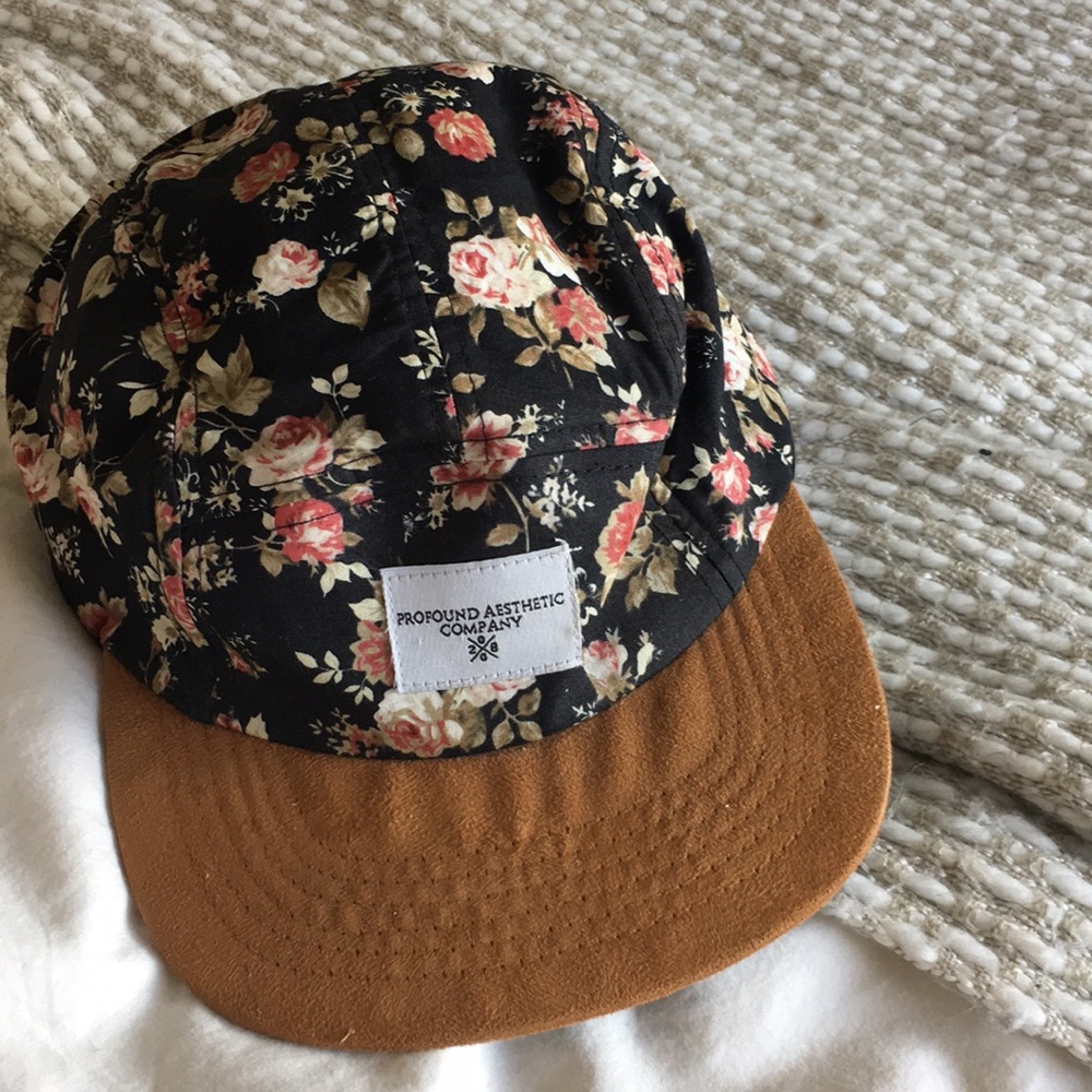 Floral 5 panel hat from Profound Aesthetic